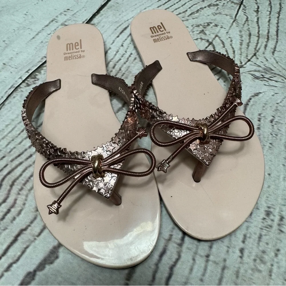 Melissa Harmonic Elements Flat Star Sandals Size 3